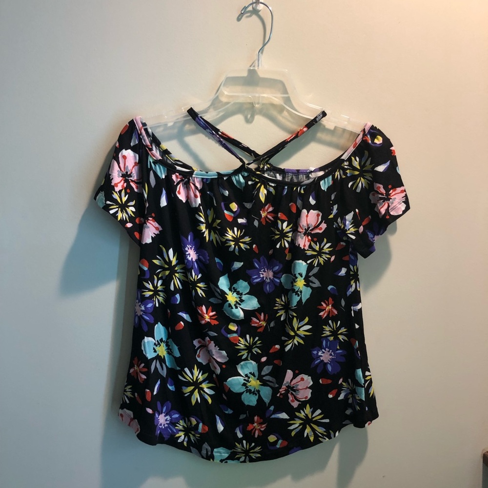 Black Off the Shoulder Top